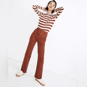 Madewell High-Rise Bootcut Jeans: Garment-Dyed Carpenter Edition